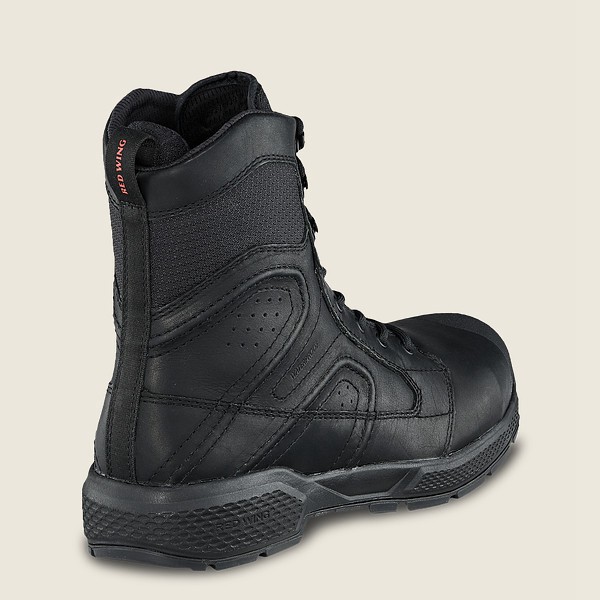 Red Wing Safety Boots Mens Black - Exos Lite - 8-inch Waterproof Csa Toe - 2943178-JD